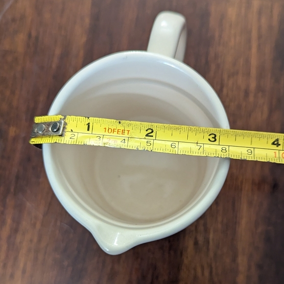 Rae Dunn Cream Ceramic Pitcher EUC - Picture 4 of 6